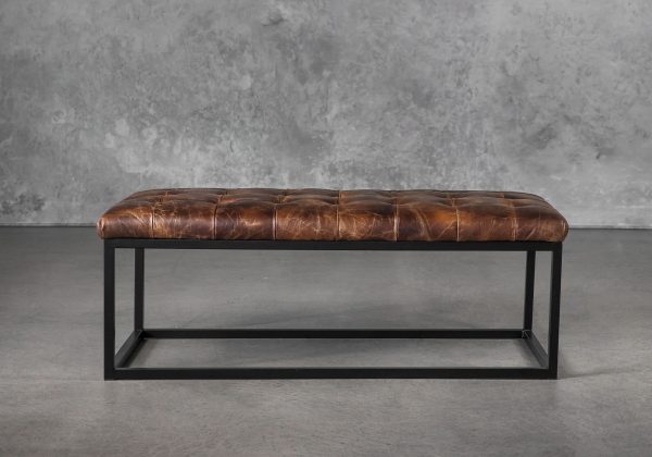 Lola Ottoman in Brown, Front