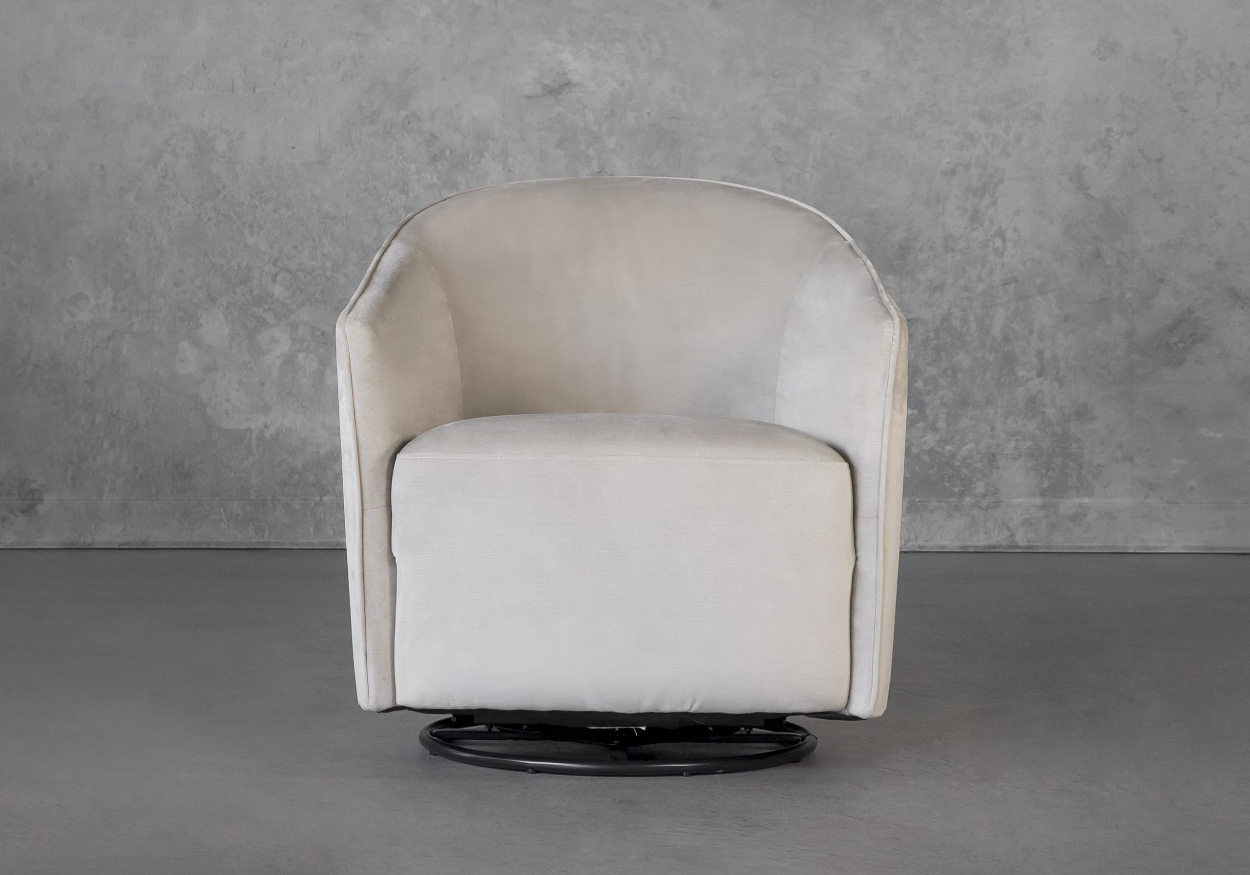 Milner-Swivel-Chair-Beige-Front