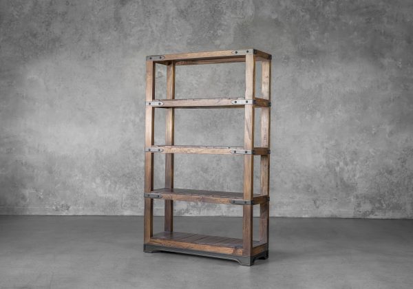 Parota Bookcase, Angle Parota Bookcase, Angle