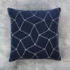 Mesh Navy Pillow 20 x 20, Top