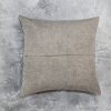 Feltan Leather Pillow 20 x 20, Back