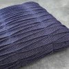 Herring Blue Pillow 20 x 20, Close Up
