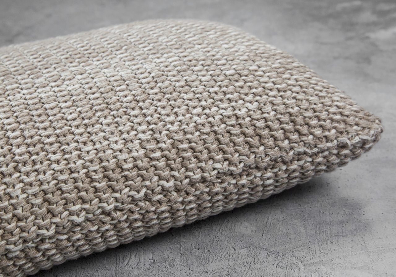 Marl Stone Pillow 12 x 20, Close Up