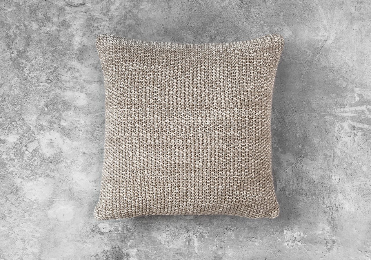 Marl Stone Pillow 20 x 20, Top