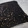 Metallic Black Pillow 20 x20, Close Up