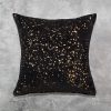 Metallic Black Pillow 20 x20, Top