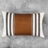 Pround Leather Pillow 12 x 20, Top