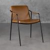 Boto Dining Chair in Light Brown, Angle