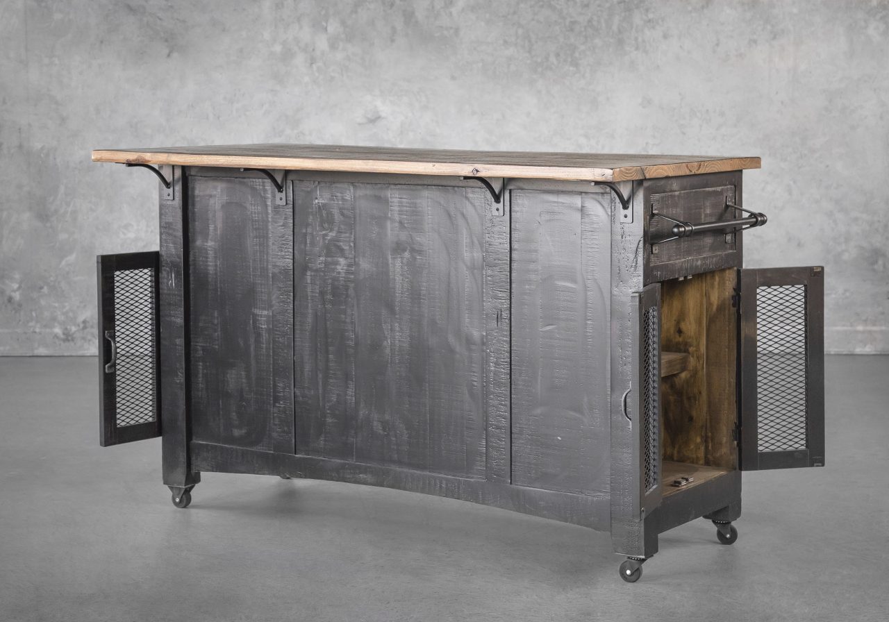 Eblo Kitchen Island, Back