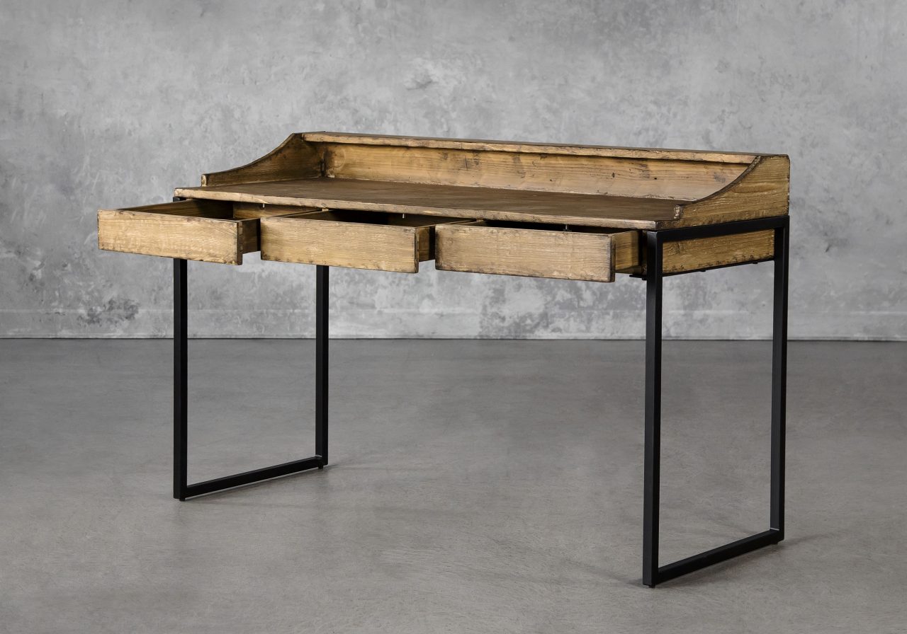 Smith Desk, Angle, Open