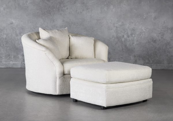 Willow Chair with Ottoman, Angle Willow Chair with Ottoman, Angle