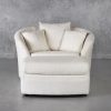 Willow Chair with Ottoman, Front