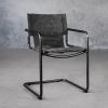 Barry Dining Chair in Ebony, Angle