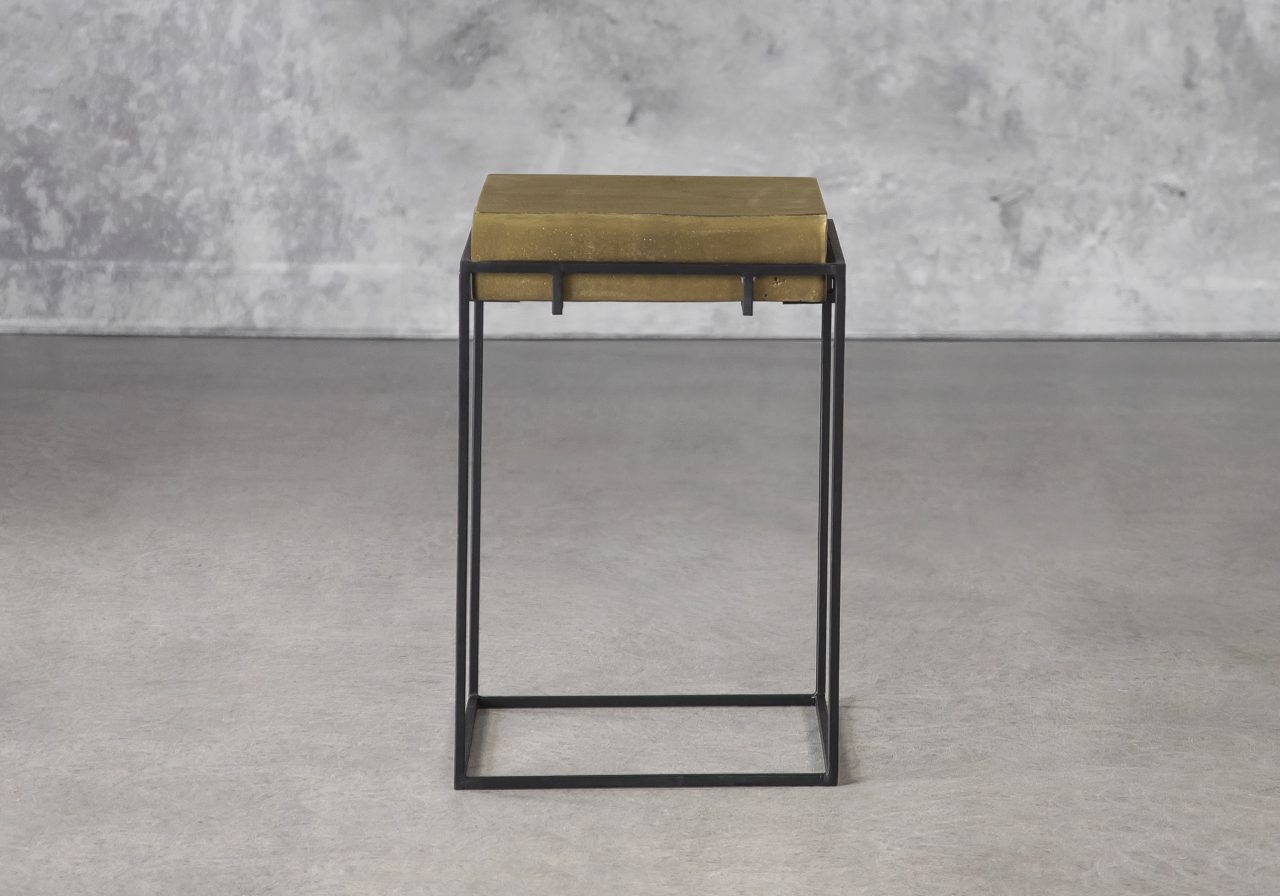 Crate End Table, Front