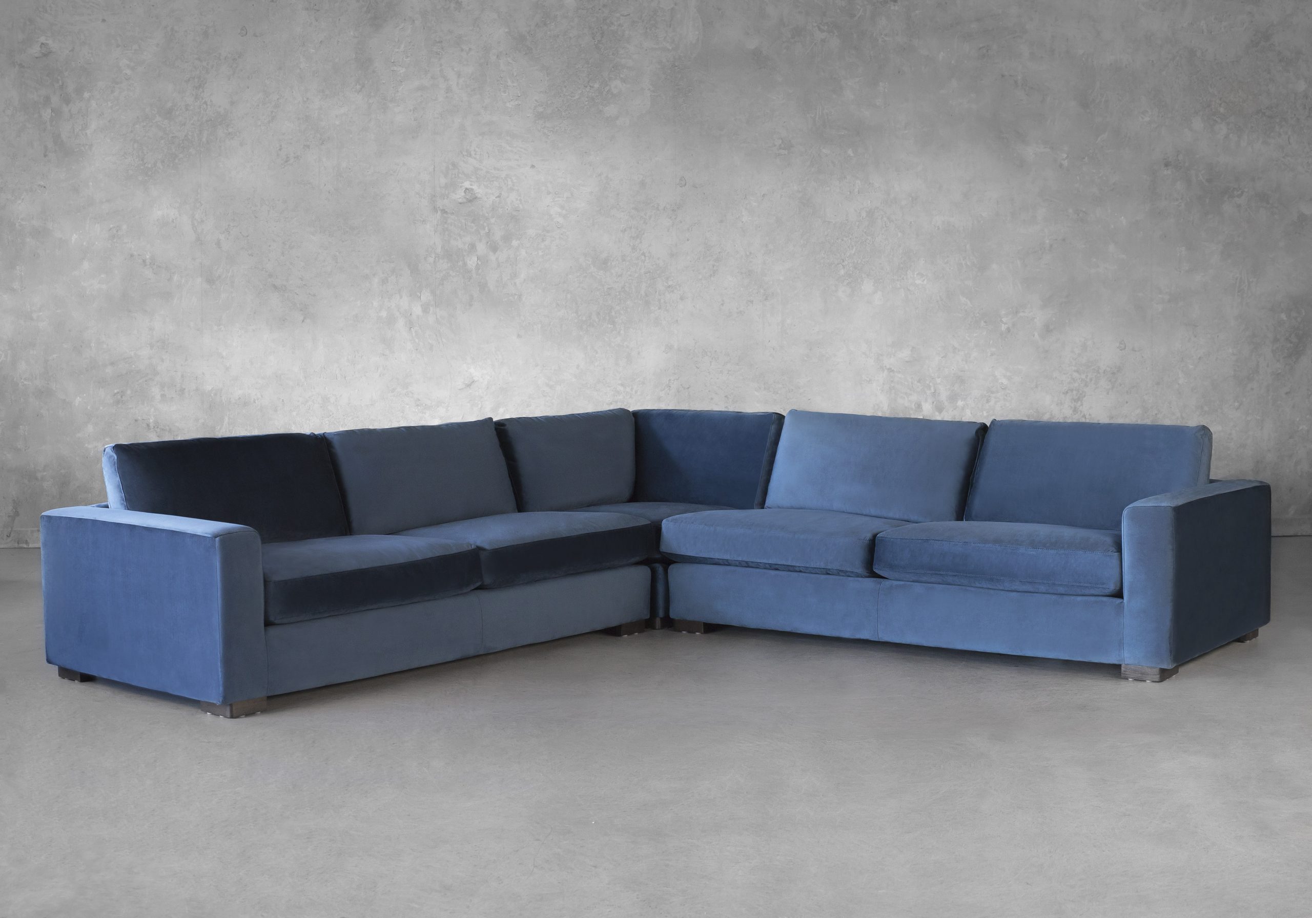 Lucca Sectional Teal, Angle