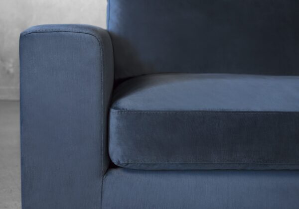 Lucca Sectional Teal, Close Up