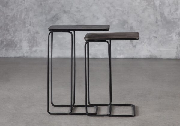 Reed End Table Side scaled