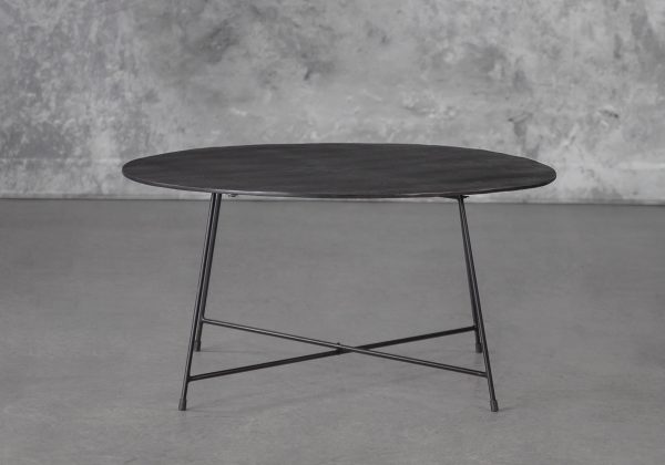 Wave Coffee Table in Bronze, Front