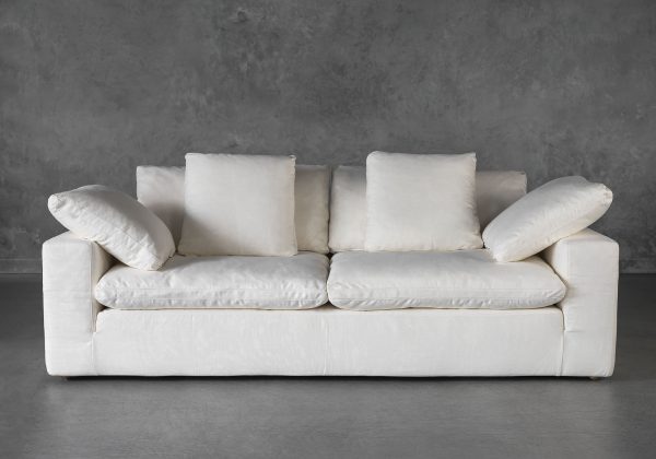 Austin Small Sofa in Alex White, Front Austin Small Sofa in Alex White, Front