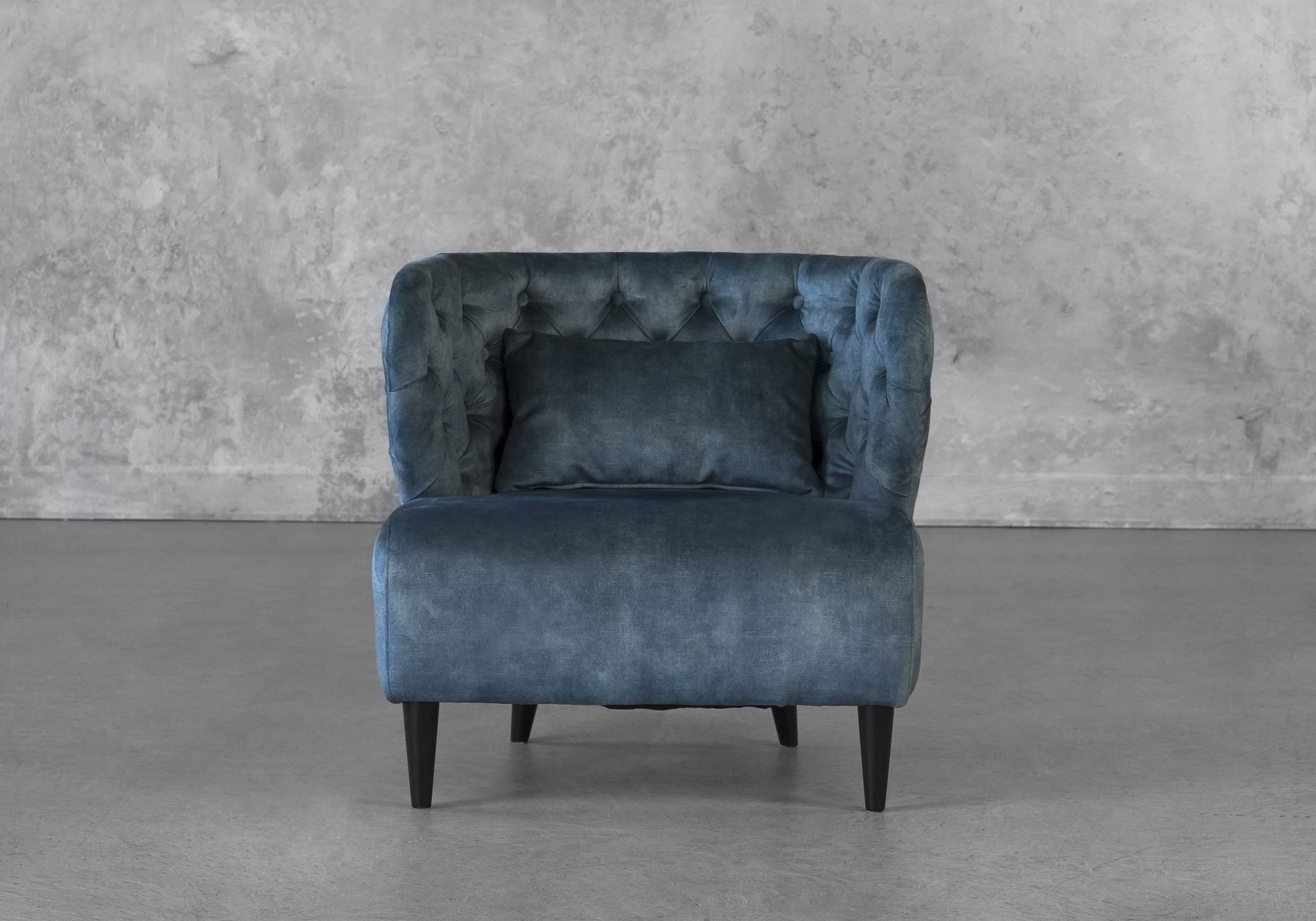 Becky Accent Chair Teal Front