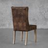 Kate Dining Chair in Brown, Back