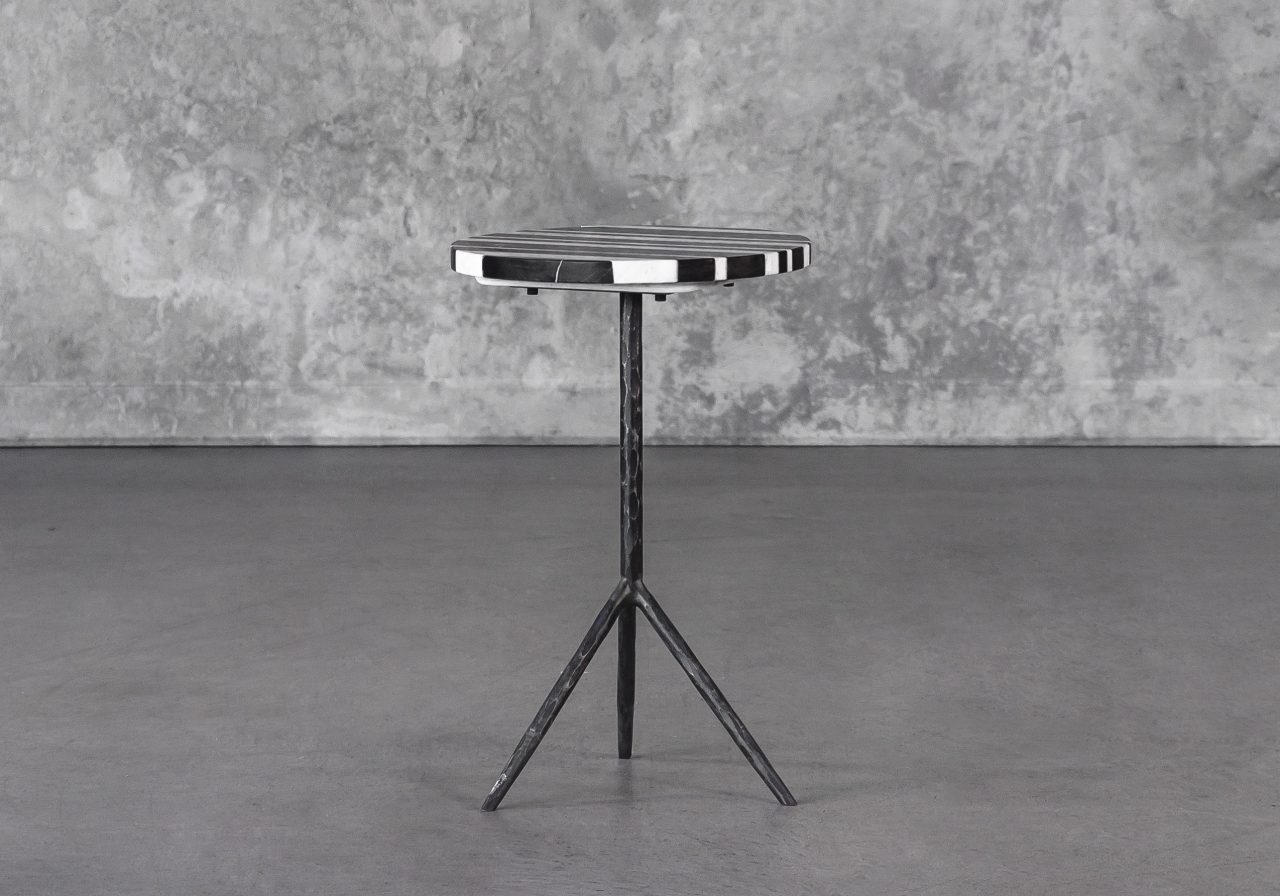 Marble End Table, Front