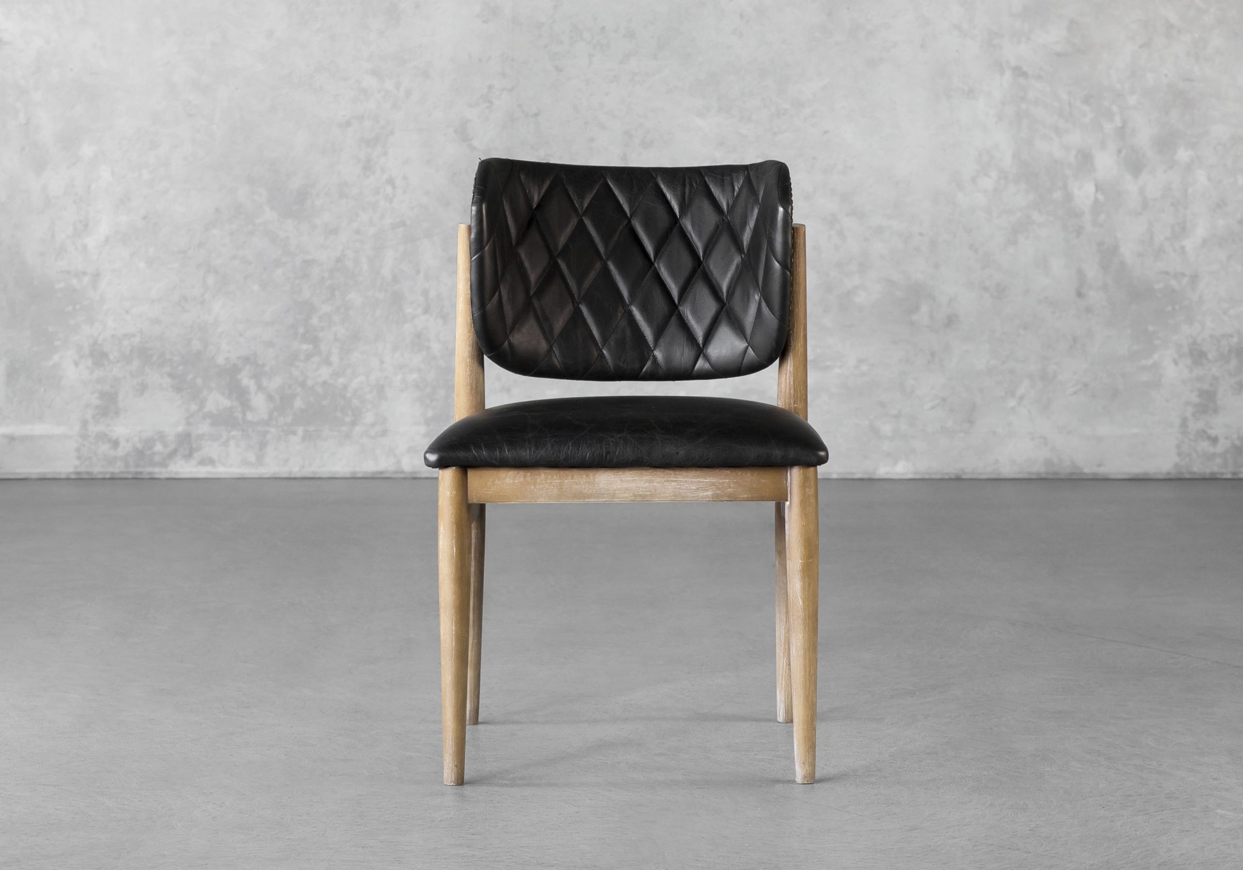 Rowa Dining Chair in Black, Front