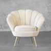 Shell Chair in Beige, Front
