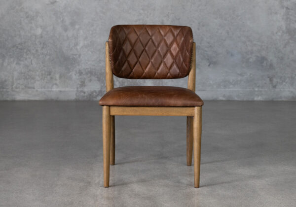 rowa-brown-leather-dining-chair-front