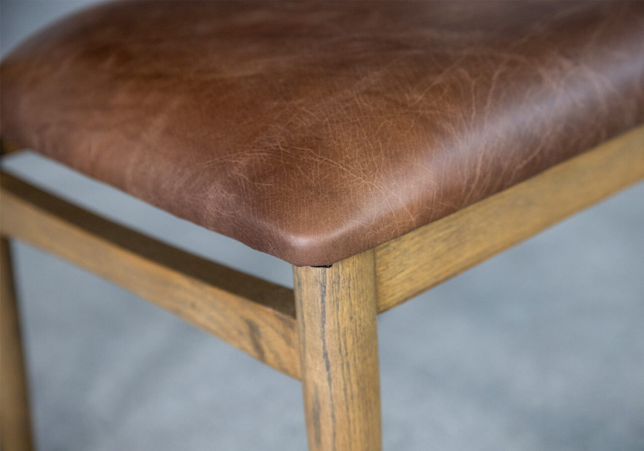 rowa leather dining chair