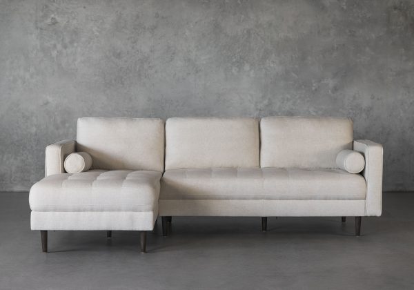 Cooper Sectional in Linen, Front, Sl
