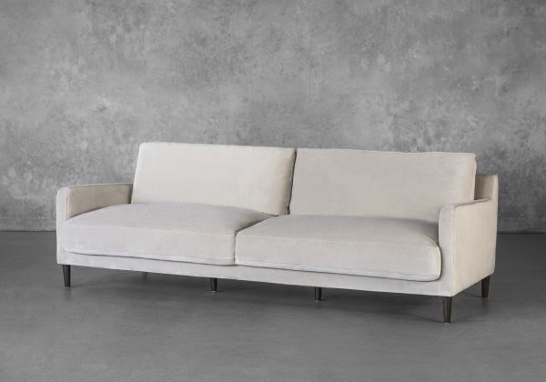 Denis Sofa in Cream, Angle Denis Sofa in Cream, Angle