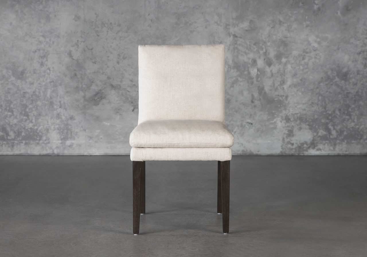 Derek Dining Chair in Linen, Front