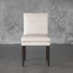 Derek Dining Chair in Linen, Front