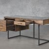 Elbert Desk, Angle, Open