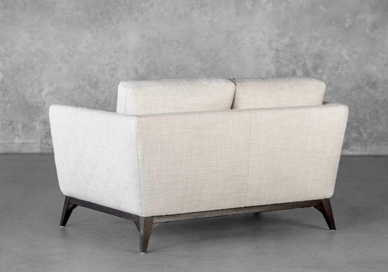Leo Loveseat, Stucco, Fabric, Back