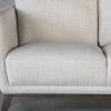 Leo Loveseat, Stucco, Fabric, Close Up