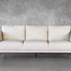 Leo Sofa, Linen, Front