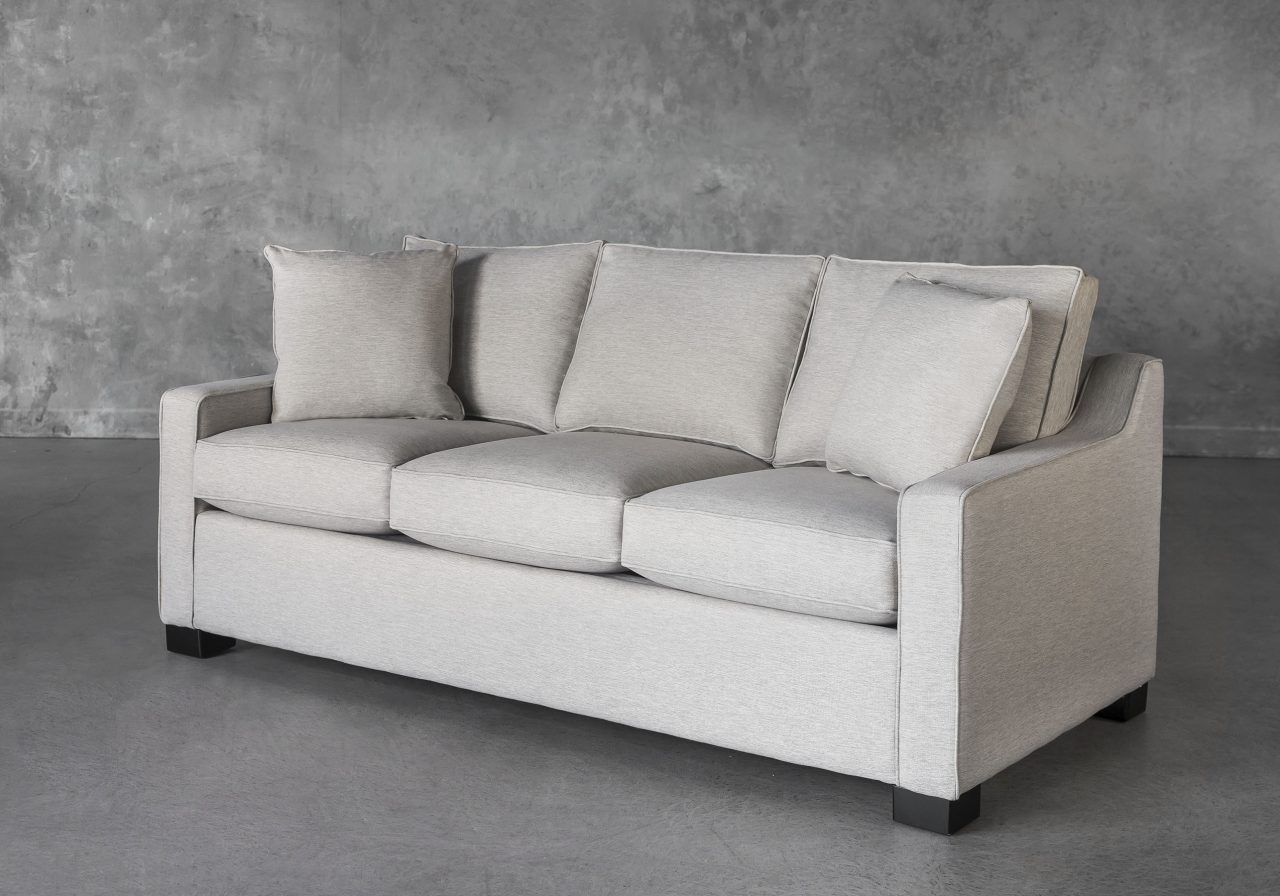 Milo Sofabed in Vanilla, Angle