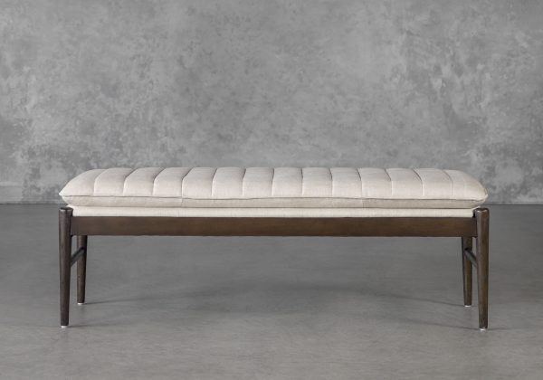 Soma Bench, Linen, Front