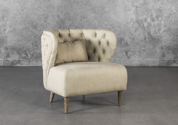 Becky Chair, Linen, Angle Becky Chair, Linen, Angle