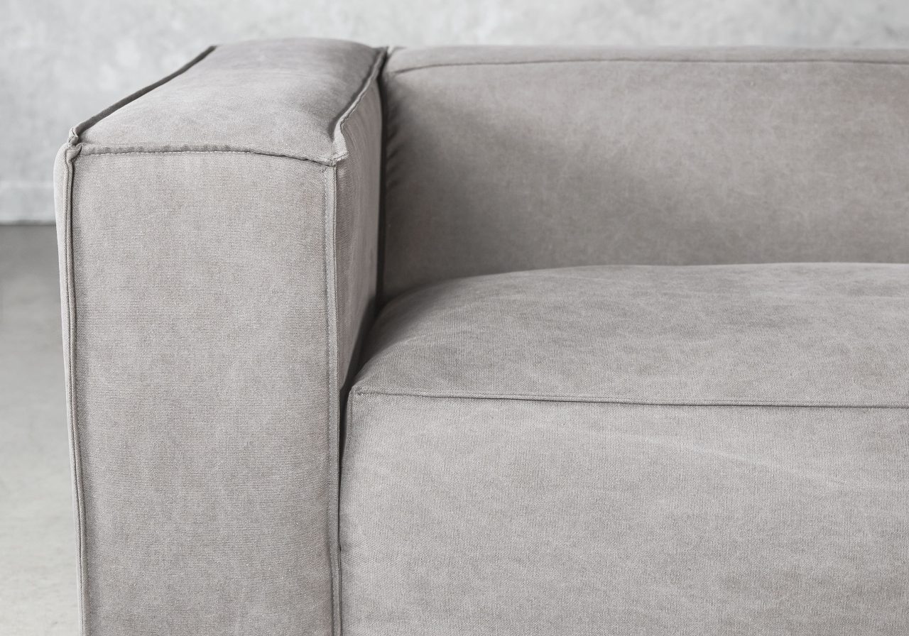Emma Sofa, Grey, Close Up