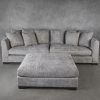 Louise Sofa, Ottoman, 2, Front