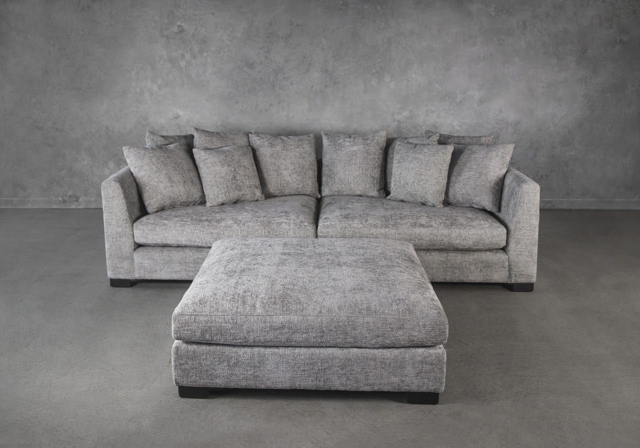 Louise Sofa, Ottoman, 2, Front