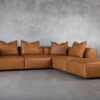 Shauna Sectional in Camel, Angle