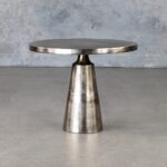 Holt End Table Silver Front.