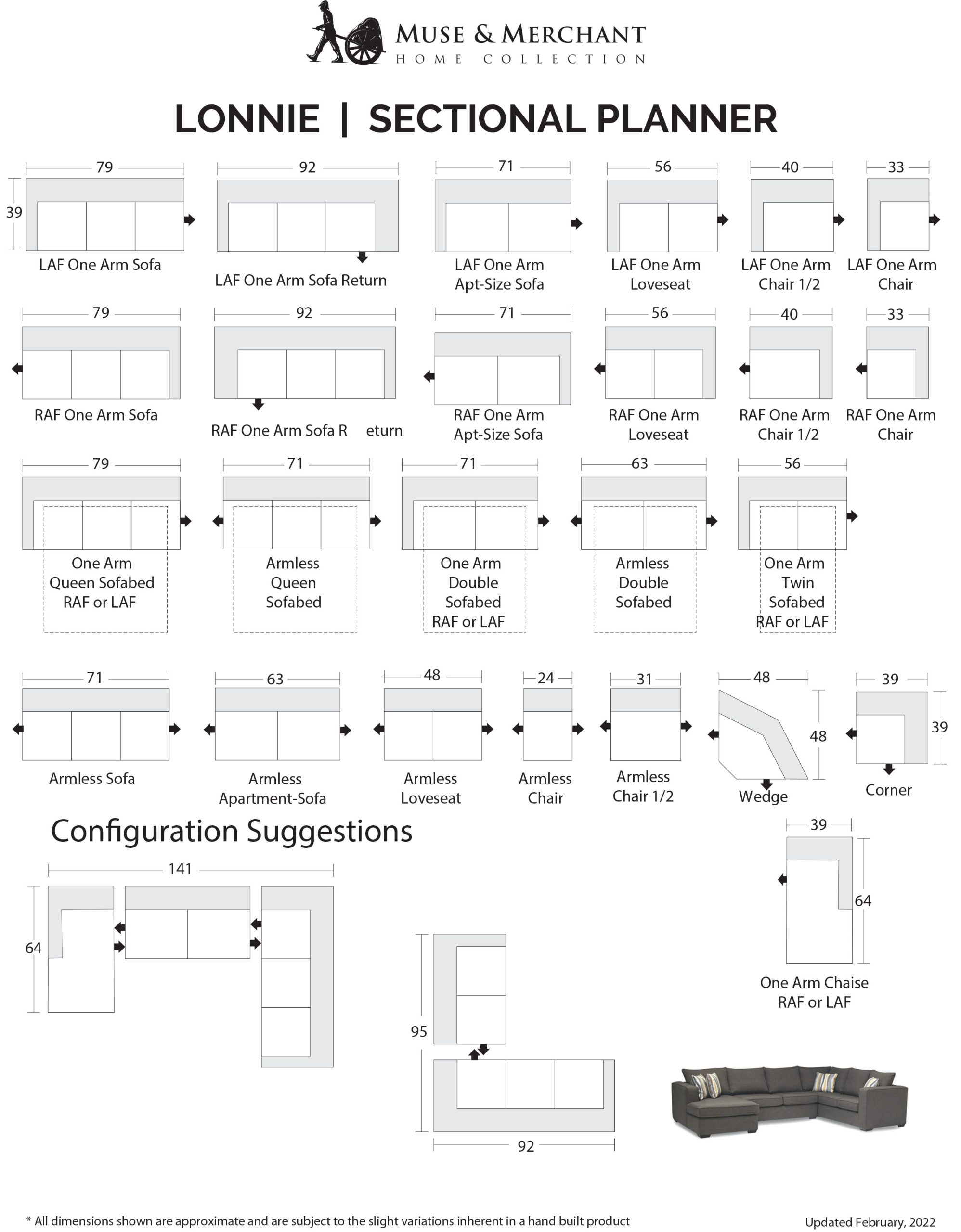 Lonnie Sectional Planner