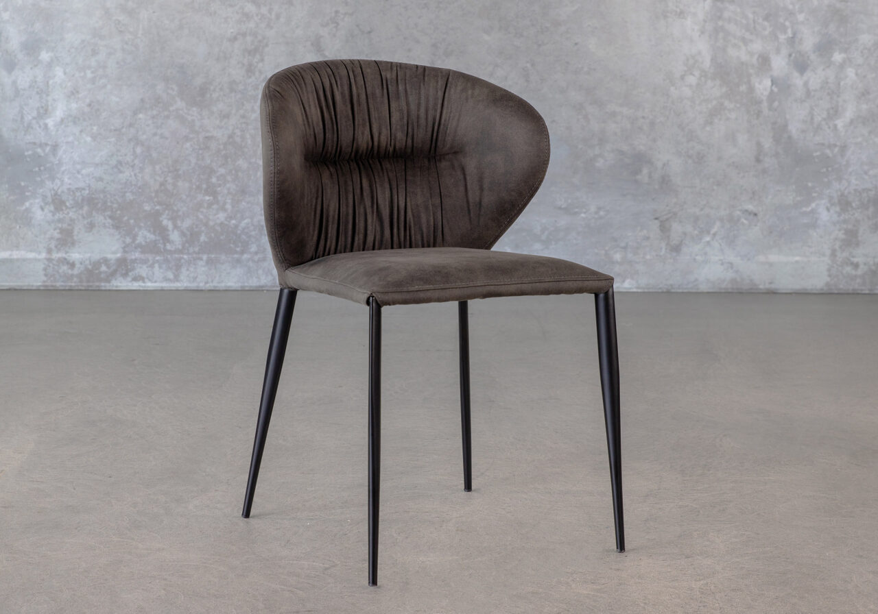 Jazz Dining Chair, Charcoal, Angle