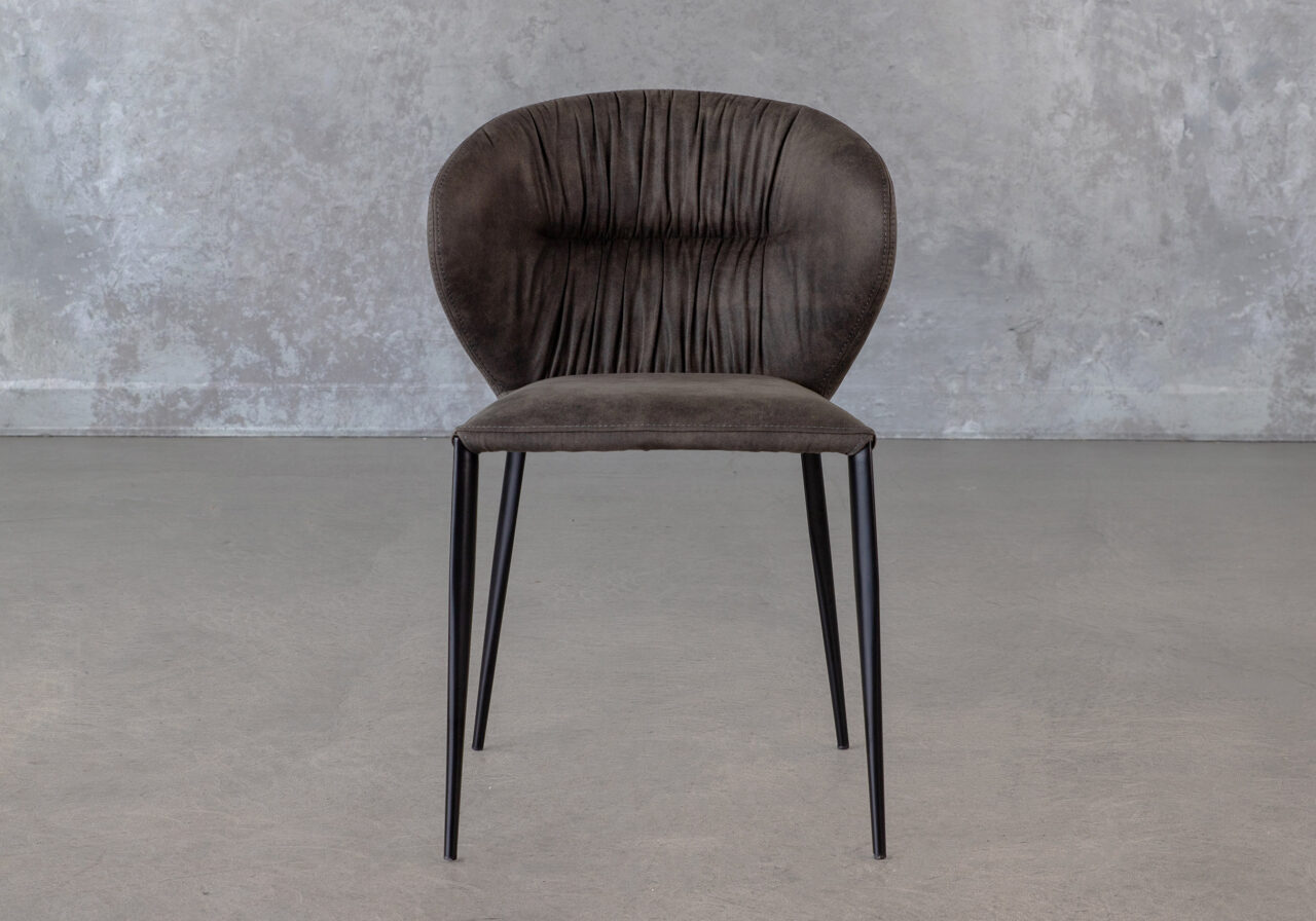 Jazz Dining Chair, Charcoal, Front