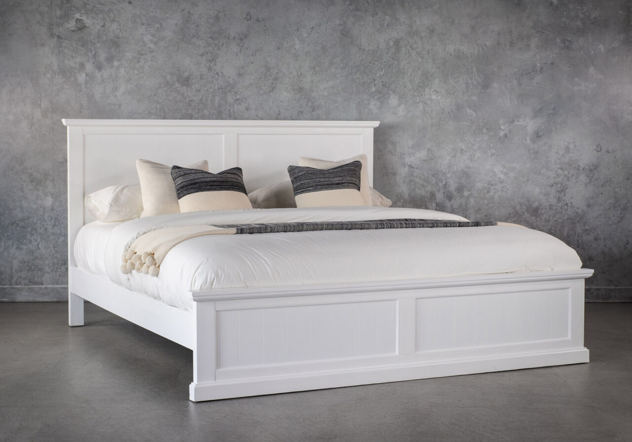 Lewis Bed, White, Angle